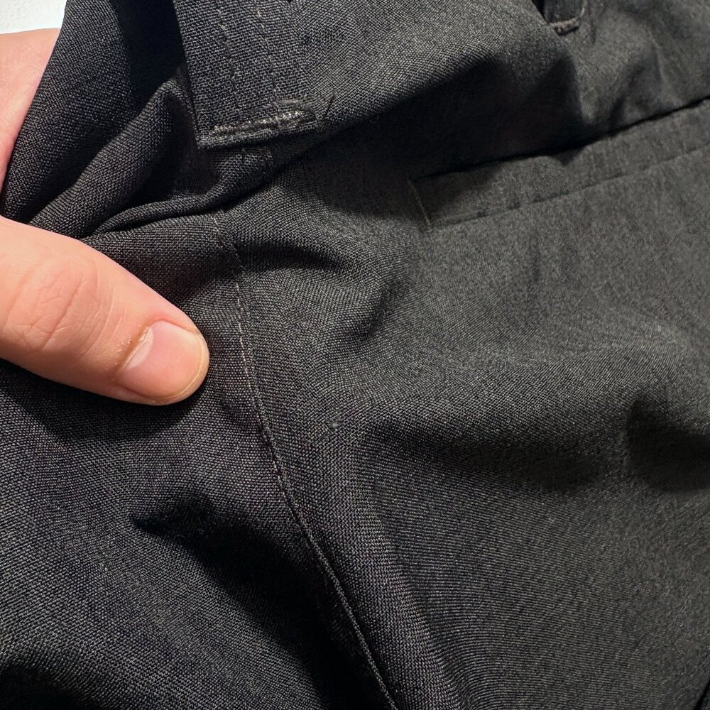Bluffworks Pants Relaxed Dark Gray Work Performance Golf Mens 36x36 (Act. 36x34) - Picture 8 of 16